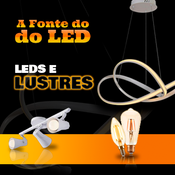 Banner retangular de destaque da loja A Fonte do Led no santaifigenia.shop