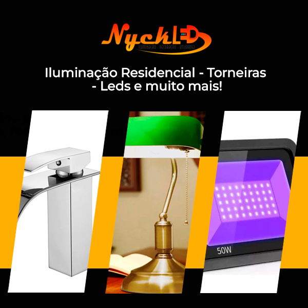 Banner retangular de destaque da loja Nick Led no santaifigenia.shop